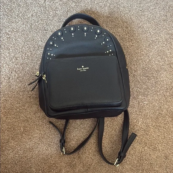 Kate Spade Black Minimalist Backpack kate spade backpack handbag for women Chelsea the little  main image 4